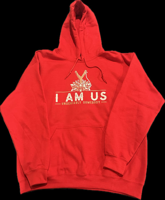 I AM US Red Hoodie