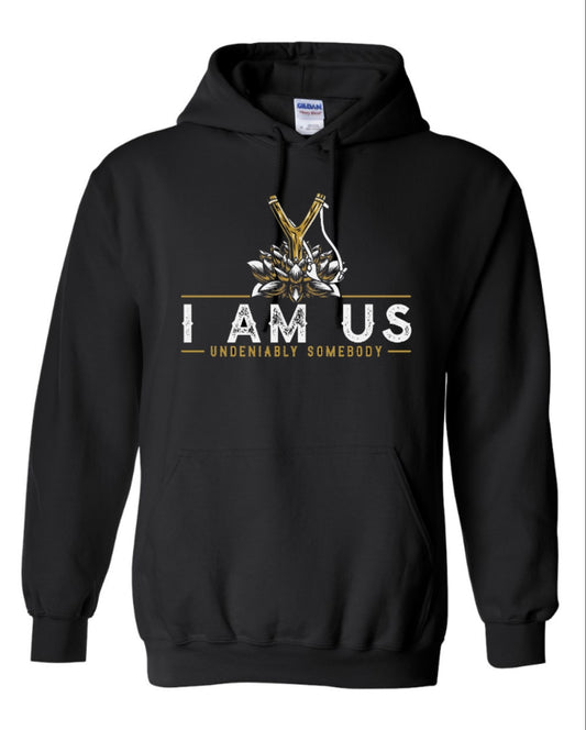 I AM US Black Hoodie